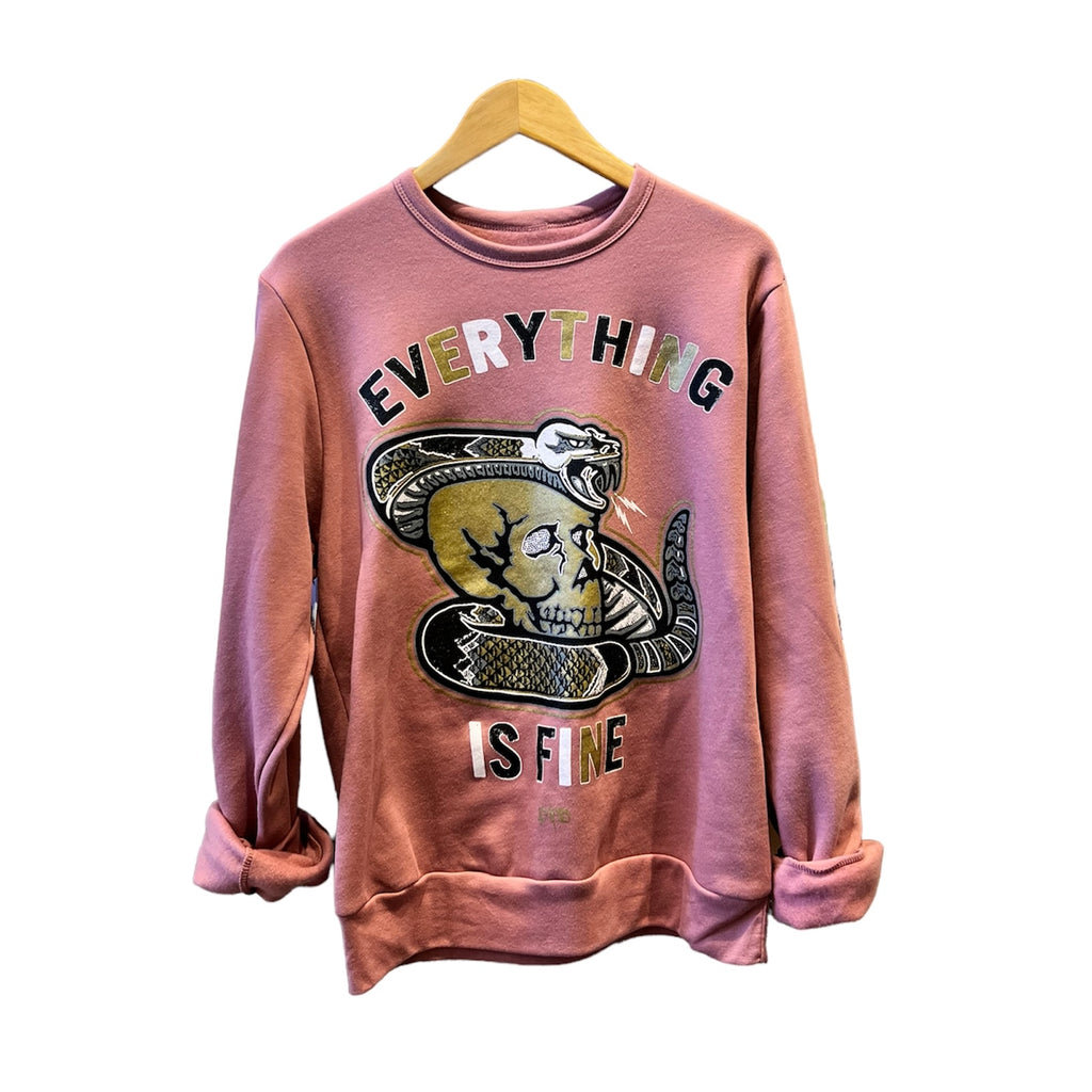 Everything Is Fine V7 Mauve Sweater